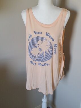 Junk Food Open Back Vacay Tank NWOT